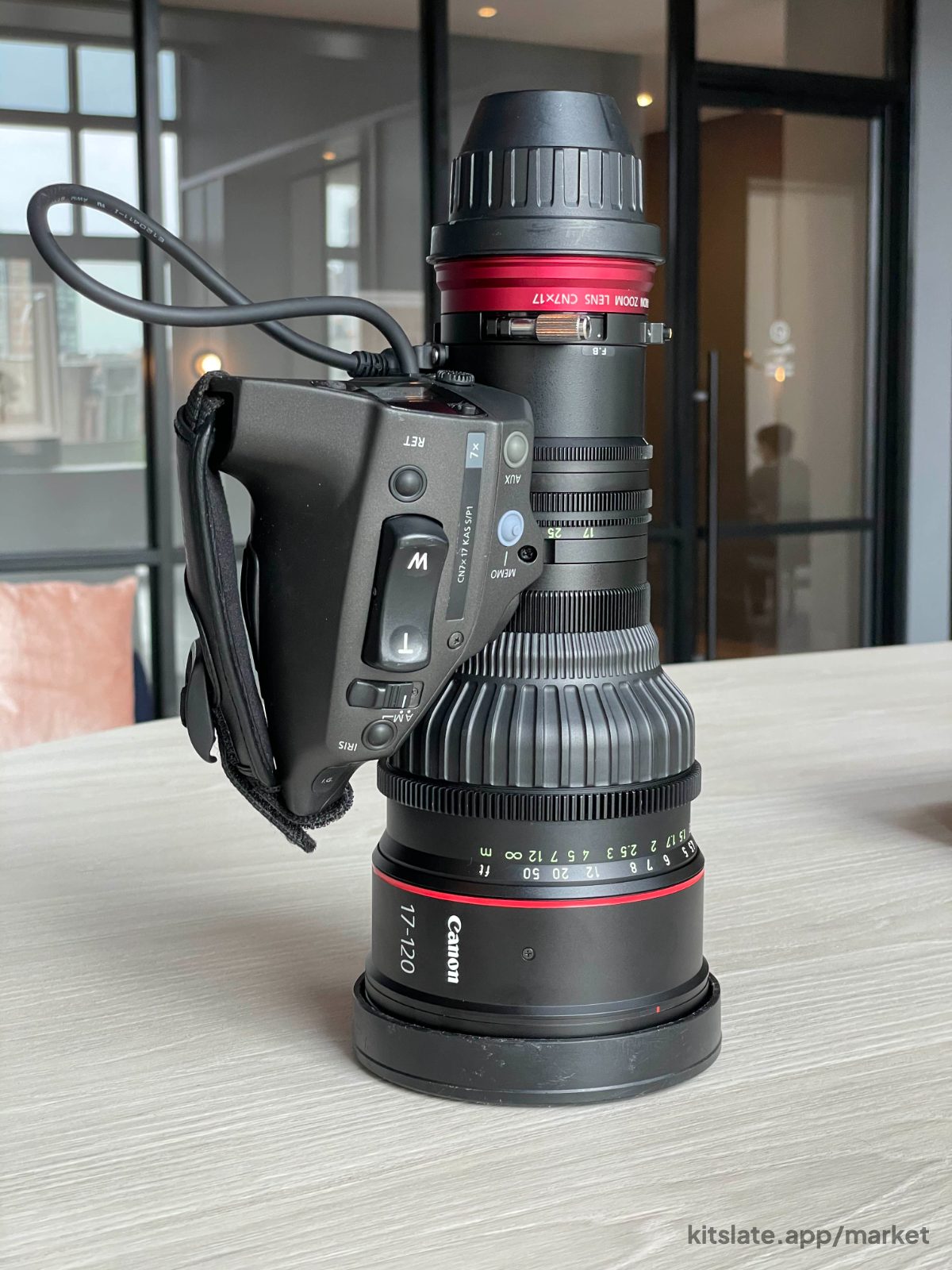 Canon Cn7 Cine Lens - Cx17 KAS S Cine-Servo 17-120mm T2.95 (PL Mount) — used lens for sale in New York, NY