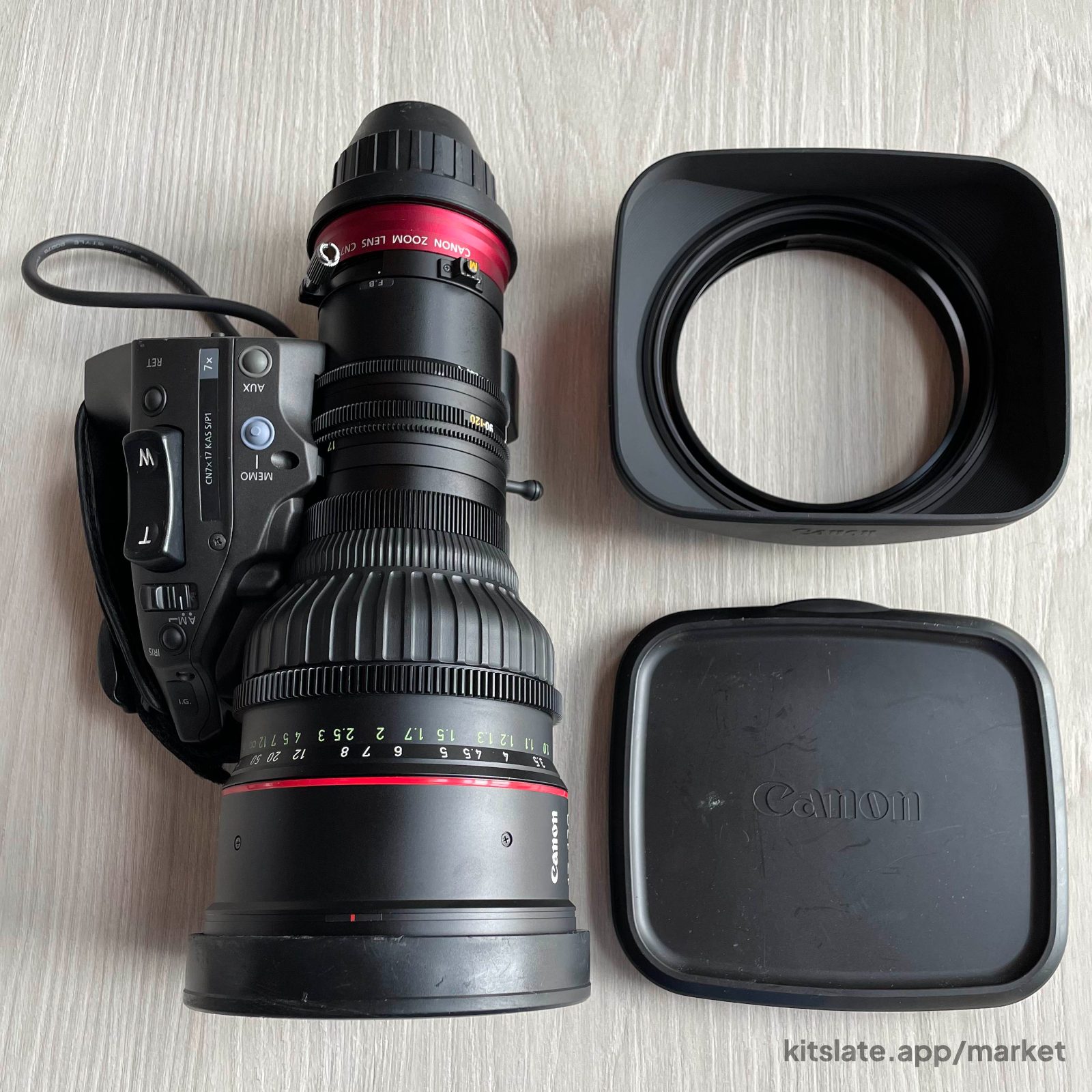 Canon Cn7 Cine Lens - Cx17 KAS S Cine-Servo 17-120mm T2.95 (PL Mount) — used lens for sale in New York, NY
